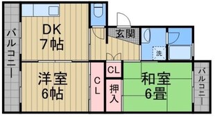 本郷台ジュネスＫＴの物件間取画像